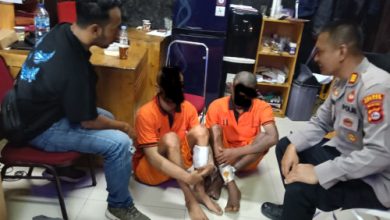 Dua penjahat jalanan ditembak polisi. Foto: Yono