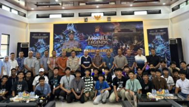 Turnamen mobile legends Kapolres Serang Cup. Foto Yono