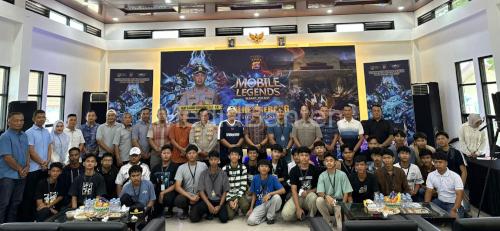 Turnamen mobile legends Kapolres Serang Cup. Foto Yono