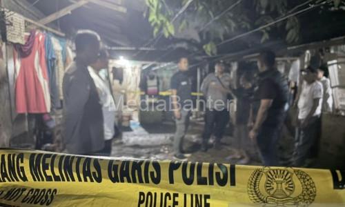 Tempat Kejadian Peristiwa pembunuhan ibu tiri di Tangerang. Foto Antara