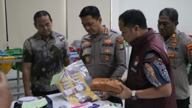 Polresta Metro Tangerang Kota bongkar kasus peredaran narkoba jenis ganja. Foto Antara