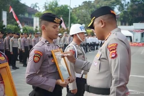 Pelanggaran kode etik di Polresta Tangerang. Foto Antara