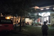Rumah mewah di Sentul, Bogor yang digeledah Polri. Foto Antara