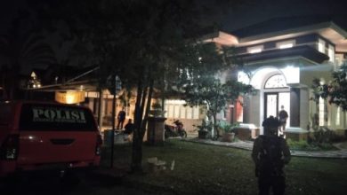 Rumah mewah di Sentul, Bogor yang digeledah Polri. Foto Antara