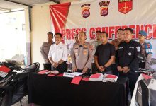 Polsek Anyer menangkap anggota gangster motor. Foto: Daeng Yusvin