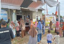 Kegaitan gerakan pangan murah di Tirtayasa. Foto: Yono