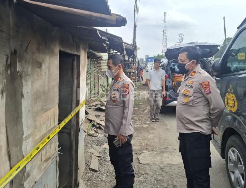 Lokasi ditemukan mayat pria lanjut usia. Foto Yono