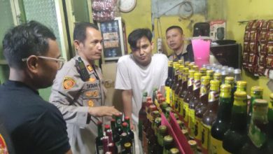 Operasi Pekat di Kecamatan Kibin. Foto Yono