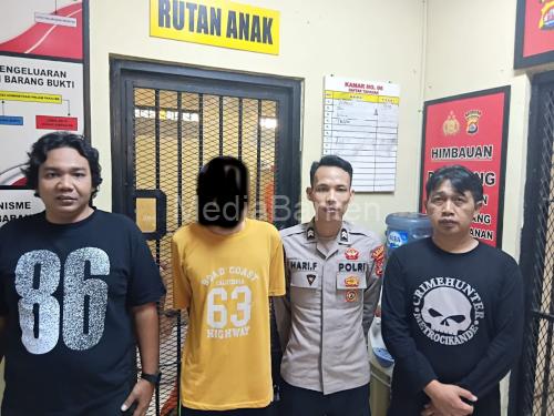 Polsek Cikande limpahkan perkara pidana Curanmor ke Kejari Serang. Foto Yono