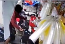 Rekaman Kamera Pengawas jadi bekal Polsek Cikande tangkap pelaku pencurian hp. Foto Yono