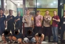 4 Pelaku ganjar kartu ATM ditangkap Polsek Ciputat Timur. Foto: Istimewa
