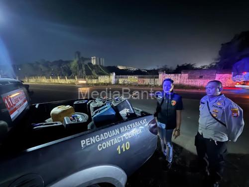 Polsek Ciruas menggelar Operasi Pekat. Foto Yonno