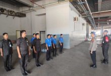 Polsek KSKP Merak gencar melakukan pembinaan Satpam. Foto Daeng Yusvin