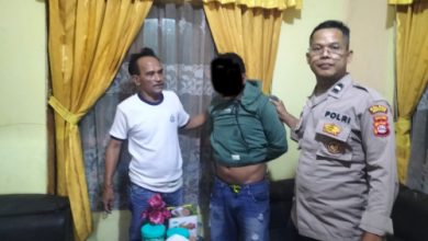 Pencuri sepeda motor babak belur dihajar wara di Binong. Foto Yono