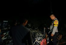 Rumah Tarmidi di Pontang tebakar. Foto Yono