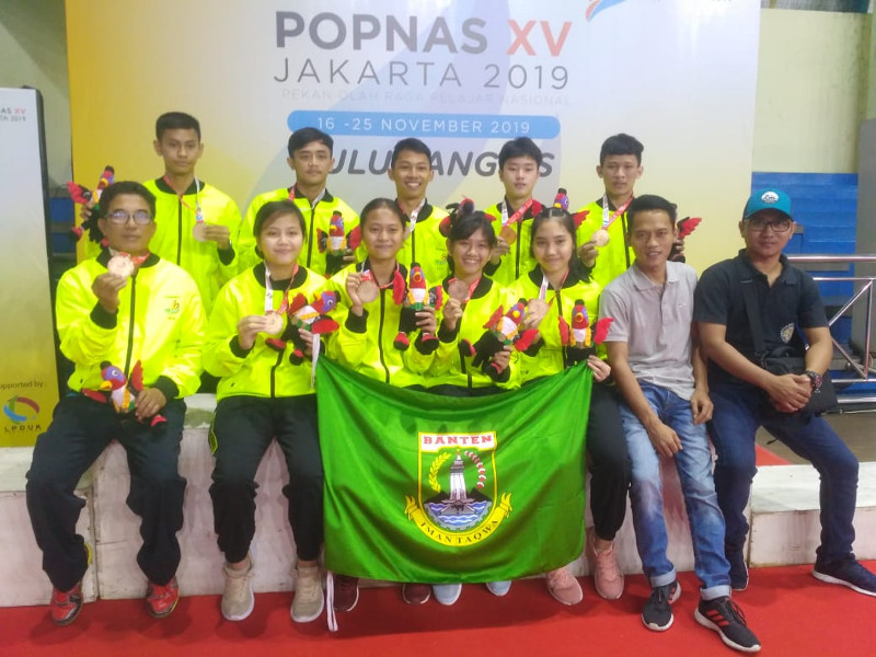 Kontingen Banten Popnas XV Jakarta