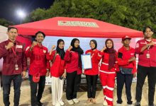 Posko Siaga Lebaran dari PMI Kota Cilegon. Foto Daeng Yusvin