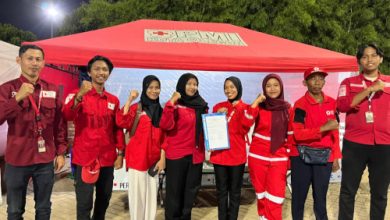 Posko Siaga Lebaran dari PMI Kota Cilegon. Foto Daeng Yusvin