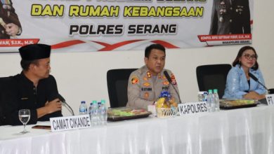 Posko Problem Solving Polres Serang. Foto: Yono