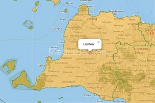 Potensi cuaca ekstrem di Banten menurut BMKG. Foto Antara