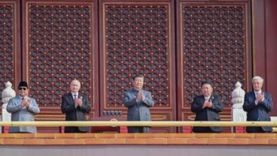 Prabowo Subianto, Presiden RI hadir dalam parade militer China. Foto: Istimewa