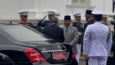 Presiden RI, Prabowo Subianto menerima kunjungan resmi PM china Li Qiang. Foto: Antara