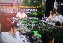 Presiden RI, Prabowo Subianto mengelar rapat penanganan gempa bumi NTT 7,7 M. Foto Antara
