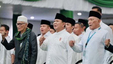 Presiden RI, Prabowo Subianto menutup Muktamar NU ke-35 di Tambakberas, Jombang. Foto Antara
