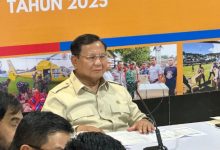 Presiden RI, Prabowo Subianto gelar ratas di Aceh tangani bencana alam. Foto Antara