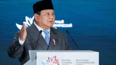 Presiden RI, Prabowo Subianto dalam Forum EEF di Rusia. Foto Antara