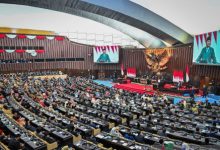 Presiden RI, Prabowo Subianto dalam sidang tahunan MPR RI. Foto Antara