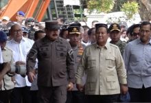 Presiden RI, Prabowo Subianto bersama Kepala Kejaksaan Agung, ST Burhanudin. Foto: Antara