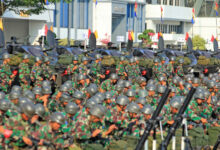 Prajurit Yonranratfib 2 Mar jelang Latihah Armada Jaya. Foto: Ahmad Munawir - Menkav 2 Mar.