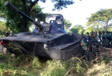 Prajurit Lapis Baja berlatih aspek darat. Foto: Munawir - Menkav 2 Mar