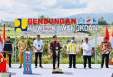 Presiden RI, Joko Widodo resmikan Bendungan Kuil. Foto: BPMI Satpres RI
