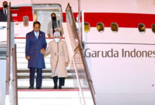 Presiden RI, Joko Widodo dan rombongan tiba di Brussels, Belgia. Foto: BPMI Satpres RI