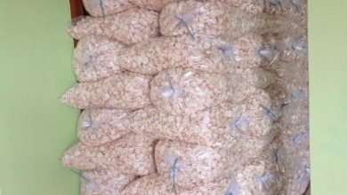 Produksi kerupuk emping di Kabupaten Pandeglang. Foto: Antara