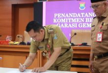 Penandatanganan Progra Garasi Gemilang Kabupaten Tangerang. Foto: Diskominfotik Kab Tangerang