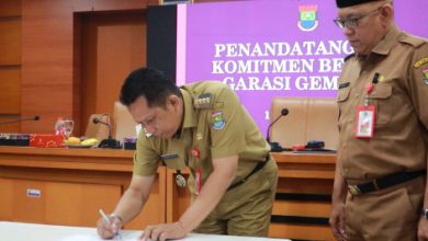 Penandatanganan Progra Garasi Gemilang Kabupaten Tangerang. Foto: Diskominfotik Kab Tangerang