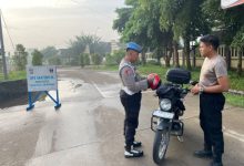 Propam Polres Seran melakukan operasi penegakan disiplin. Foto Yono