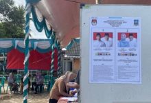 Pencoblosan pada hari PSU Pilkada Kabupaten Serang. Foto: Antara