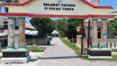 Gerbang Pulau Tunda yang di bawah administratif Pemkab Serang. Foto: Antara