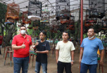 Anjangsana ke purnawirawan dan warakawuri di Carenang. Foto: Yono