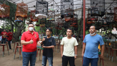 Anjangsana ke purnawirawan dan warakawuri di Carenang. Foto: Yono