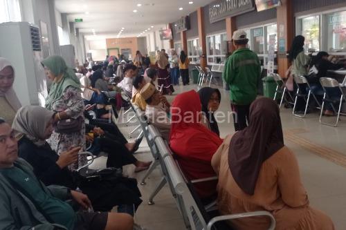 Ruang tunggu di sebuah fasilitas kesehatan di Lebak. Foto Antara