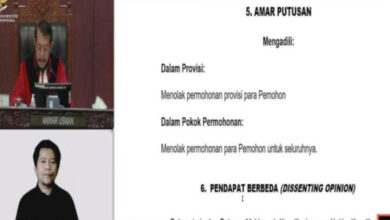 Putusan MK tentang sistem Pemilu Proporsional Terbuka. Foto: LKBN Antara