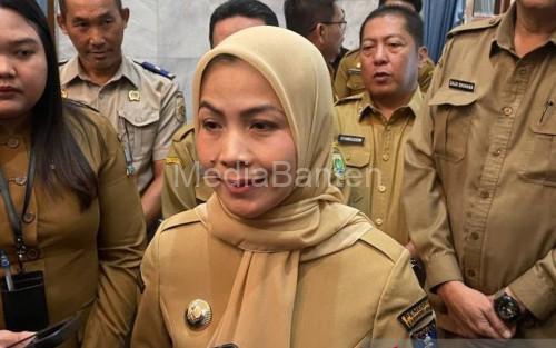 Bupati Serang, Ratu Rachmatuzakiyah. Foto Antara