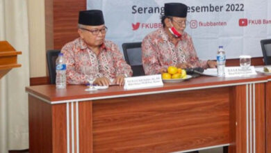 Raker FKUB Banten di sebuah hotel di Kota Serang. Foto: Biro Adpim Banten