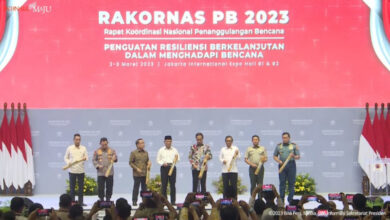Rakornas Penanggulangan Bencana. Foto: BPMI Satpres RI