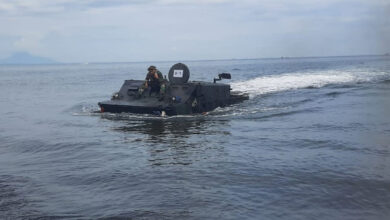 Kursus mengemudi Ranpur Amfibi Yonranratfib 2 Mar. Foto: Ahmad Munawir - Menkav 2 Mar